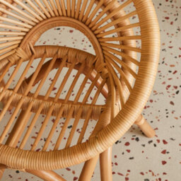 Sweeek - Children's Rattan Chair Maeva Natural 47X39.5X53 Cm - thumbnail 7