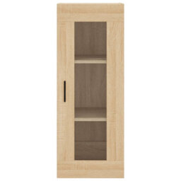 Berkfield Highboard Sonoma Oak 34.5X34X180 Cm Engineered Wood - thumbnail 8