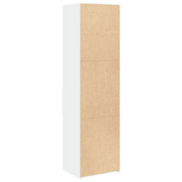 Berkfield Highboard White 50X42.5X185 Cm Engineered Wood - thumbnail 6