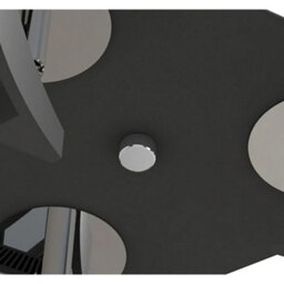 Luminosa Lighting Luminosa Filippo Spot Light 3 Light Led Triangular 15W 3000K, 1350Lm, Matt Black/polished Chrome - thumbnail 8