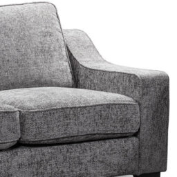 Furnishings For Less UK Nebraska Modern Slate Grey 3 + 2 Sofa Suite Chenille Fabric - thumbnail 5