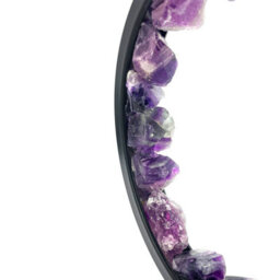 Cello Gleneagles Circle Earth Led Natural Crystal Lamp Purple Fluorite Dimmable Led - thumbnail 9