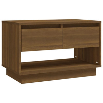Berkfield Durable Tv Cabinet Brown Oak 70X41X44 Cm Engineered Wood - image 1