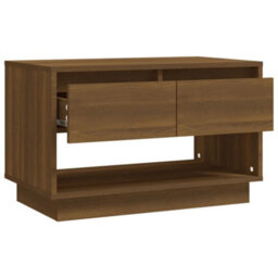 Berkfield Durable Tv Cabinet Brown Oak 70X41X44 Cm Engineered Wood - thumbnail 8