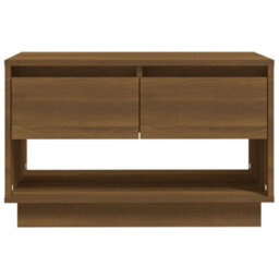 Berkfield Durable Tv Cabinet Brown Oak 70X41X44 Cm Engineered Wood - thumbnail 5