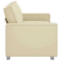 Vidaxl Sofa Chair Cream 180 X 78 X 84 Cm Artificial Leather - thumbnail 6