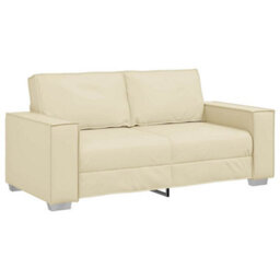 Vidaxl Sofa Chair Cream 180 X 78 X 84 Cm Artificial Leather - thumbnail 2
