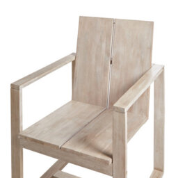 Beliani Set Of 6 Garden Chairs With Cushions Azzanello Acacia Wood Off-White - thumbnail 8