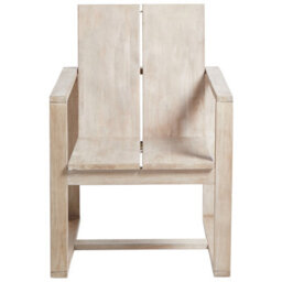 Beliani Set Of 6 Garden Chairs With Cushions Azzanello Acacia Wood Off-White - thumbnail 6