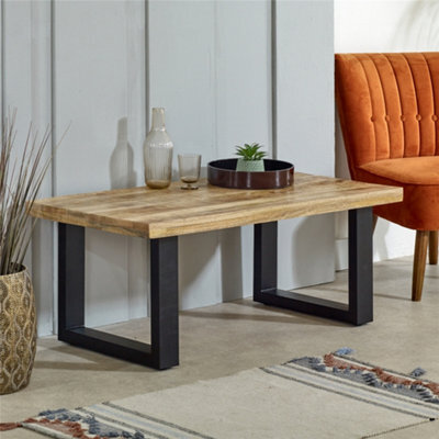 Worcester Belgravia Solid Wood & Metal Coffee Table - image 1