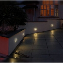 Long Life Lamps Company Mini Led Brick Light Outdoor Step Wall Light Square Ip54 Warm White Zlc051Ww - thumbnail 7