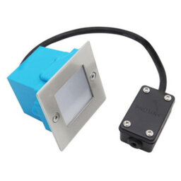 Long Life Lamps Company Mini Led Brick Light Outdoor Step Wall Light Square Ip54 Warm White Zlc051Ww - thumbnail 6