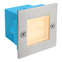 Long Life Lamps Company Mini Led Brick Light Outdoor Step Wall Light Square Ip54 Warm White Zlc051Ww