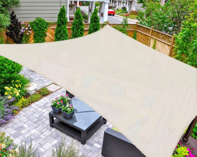 White 2.5X2.5M Shade Sail Uv Resistant - image 1