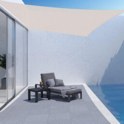 White 2.5X2.5M Shade Sail Uv Resistant - thumbnail 4