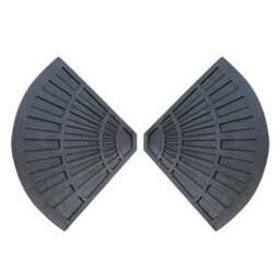 Rinse Bathrooms 2 Pack Banana Parasol Base Cement Concrete Parasol Umbrella Stand Weights - thumbnail 3