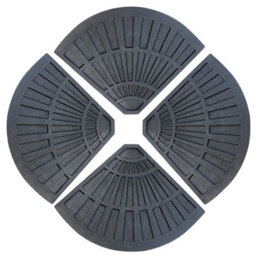 Rinse Bathrooms 2 Pack Banana Parasol Base Cement Concrete Parasol Umbrella Stand Weights - thumbnail 5