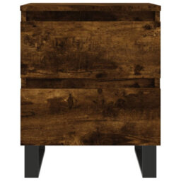 Berkfield Elegant Bedside Cabinets 2 Pcs Smoked Oak 40X35X50 Cm Engineered Wood - thumbnail 5