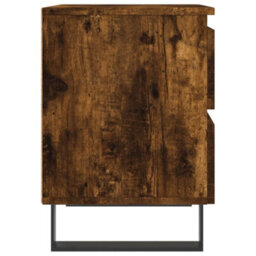 Berkfield Elegant Bedside Cabinets 2 Pcs Smoked Oak 40X35X50 Cm Engineered Wood - thumbnail 7