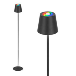 Briloner Rgbw Standing Floor Lamp Anthracite Rechargeable Dimmable Touch Control Ip44 Outdoor - thumbnail 1