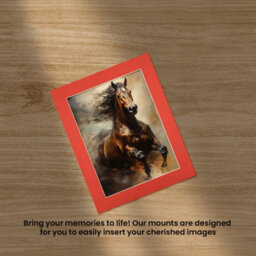 Ak Frames 50X40Cm Poppy Red Picture Mounts To Fit 40X30Cm Aperture Size - Mount Board Only (No Frame Included) - thumbnail 5