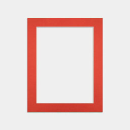 Ak Frames 50X40Cm Poppy Red Picture Mounts To Fit 40X30Cm Aperture Size - Mount Board Only (No Frame Included) - thumbnail 1