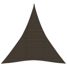Berkfield Sunshade Sail 160 G/m2 Brown 4X5X5 M Hdpe - thumbnail 1