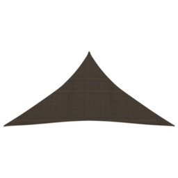 Berkfield Sunshade Sail 160 G/m2 Brown 4X5X5 M Hdpe - thumbnail 2