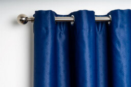 Alan Symonds Blackout Curtains Eyelet Ring Top Diamond, Blue66 X 54 - thumbnail 4