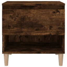 Berkfield Bedside Tables 2 Pcs Smoked Oak 50X46X50 Engineered Wood - thumbnail 5