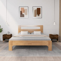Berkfield Bedside Tables 2 Pcs Smoked Oak 50X46X50 Engineered Wood - thumbnail 1