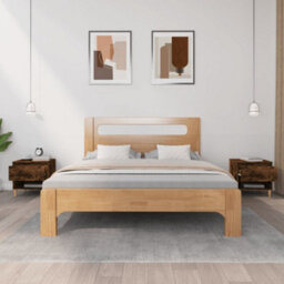 Berkfield Bedside Tables 2 Pcs Smoked Oak 50X46X50 Engineered Wood - thumbnail 3
