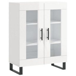 Berkfield Classic Sideboard High Gloss White 69.5X34X90 Cm Engineered Wood - thumbnail 1