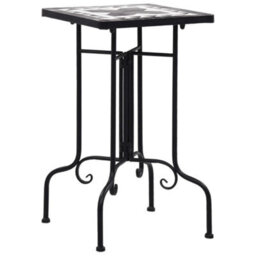 Walplus Mosaic Side Table Black And White Ceramic - thumbnail 1
