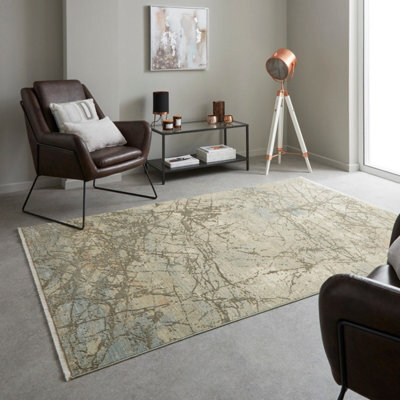 Emerald Emr101 Cumin Beige Abstract Rug By Concept Looms-160Cm X 230Cm - image 1