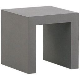 Beliani Garden Dining Set With Stools 4 Seater Olbia/taranto Concrete Grey - thumbnail 8