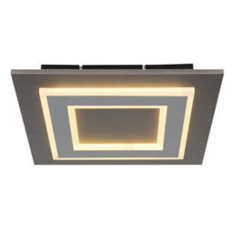 Luminosa Lighting Luminosa Jayden 32Cm Integrated Led Semi Flush Ceiling Light Anthracite Brushed Led 3000K - thumbnail 3