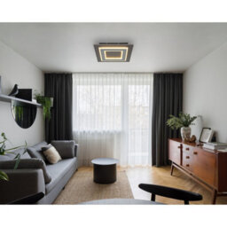 Luminosa Lighting Luminosa Jayden 32Cm Integrated Led Semi Flush Ceiling Light Anthracite Brushed Led 3000K - thumbnail 6