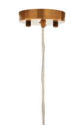 Orsina 1 Bulb Bronze Pendant Light, Cone-Shaped Glass Shade Ceiling Fixture, Crystal Texture Hanging Lamp - thumbnail 5