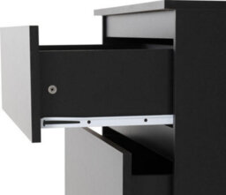 Seconique Malvern 4 Drawer Chest Black Recessed Handles - thumbnail 5