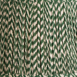 Pacific Lifestyle 45Cm Forest Green Chevron Pleat Table Lampshade - thumbnail 3