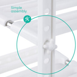 Livivo Under Sink Storage Shelf, Adjustable Kitchen And Bathroom Storage - White - thumbnail 5