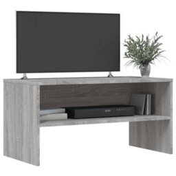 Berkfield Durable Tv Cabinet Grey Sonoma 80X40X40 Cm Engineered Wood - thumbnail 3