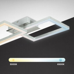B.k.licht Led Ceiling Light Living Room Lamp Rgb Remote Control 30W 3300Lm - thumbnail 6