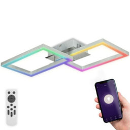 B.k.licht Led Ceiling Light Living Room Lamp Rgb Remote Control 30W 3300Lm - thumbnail 1