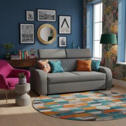 Oslo M 3 Living Room Sofa No Sleeping Function Mdf Chipboard Polyurethane Foam Wooden Frame 200X100X85 100Cm Grey - thumbnail 3