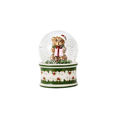 Villeroy & Boch Christmas Toys Small Bear Snow Globe - image 1
