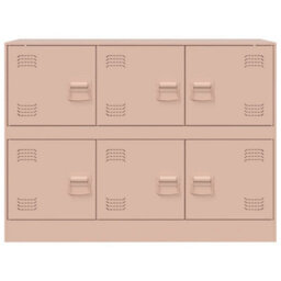 Vidaxl Sideboard Pink 99X39X73 Cm Steel - thumbnail 6