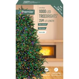 Treebrights 1000 Multicolour Led String Lights With Timer Function Green Cable - thumbnail 2