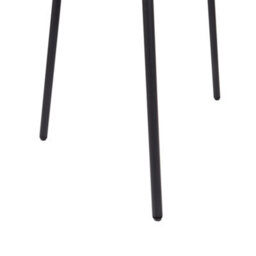 Beliani Set Of 2 Dining Chairs Albee Fabric Pink - thumbnail 8